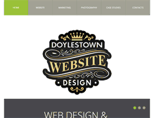 Tablet Screenshot of doylestownwebsitedesign.com